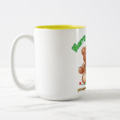 Caneca em dois tons-Natal Tweekleurige Koffiemok (Links)