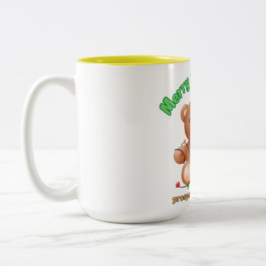  Caneca em dois tons-Natal Tweekleurige Koffiemok (Links)