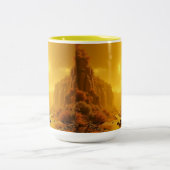 CANECA EM DOIS TONS - PAISAGEM OURO TWEEKLEURIGE KOFFIEMOK (Center)