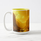 CANECA EM DOIS TONS - PAISAGEM OURO TWEEKLEURIGE KOFFIEMOK (Links)