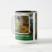 Caneca em dois tons pantanal tweekleurige koffiemok (Voorkant links)