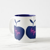 CANECA EM DOIS TONS TWEEKLEURIGE KOFFIEMOK (Voorkant links)