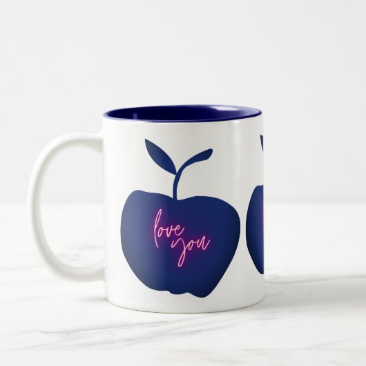 CANECA EM DOIS TONS TWEEKLEURIGE KOFFIEMOK (Links)