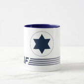 Caneca emblema IAF - ISRAELI AIR FORCE - Israel Mok (Midden)
