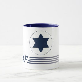 Caneca emblema IAF - ISRAELI AIR FORCE - Israel Mok