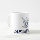 Caneca emblema IAF - ISRAELI AIR FORCE Koffiemok (Voorkant links)