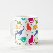 Caneca Estampada Com Gatos - Colorida Koffiemok (Voorkant links)
