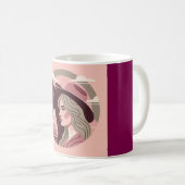 caneca estampada garota cowgirl  koffiemok (Voorkant rechts)