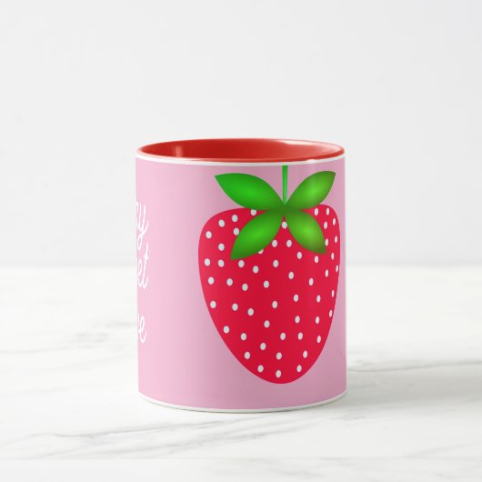 caneca estampada morango mok (Midden)