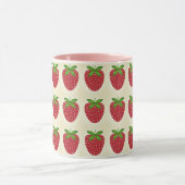 caneca estampada morango mok (Midden)