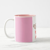 caneca estampada ´pássaros romântica com coração tweekleurige koffiemok (Links)