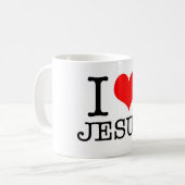 caneca EU AMO JESUS Koffiemok (Voorkant links)