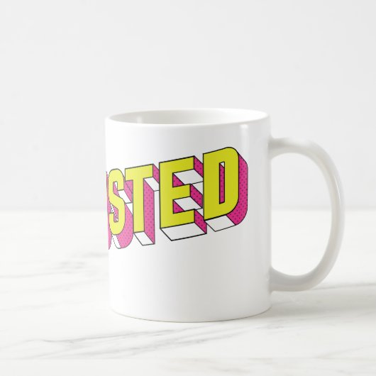 Caneca "Exhausted" Koffiemok (Rechts)