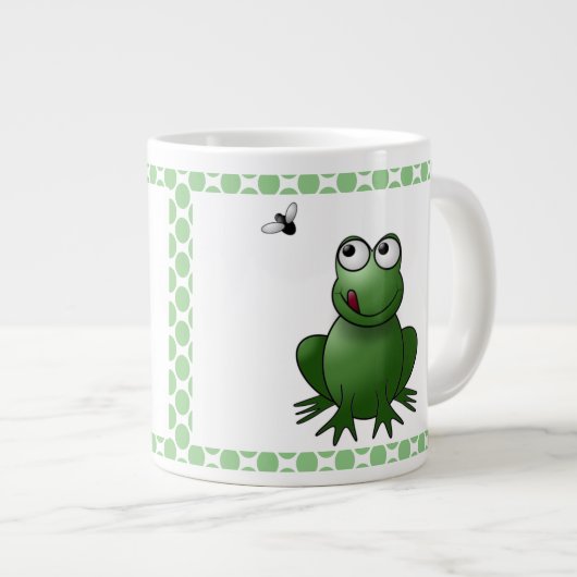 Caneca extra grande 'sapo' grote koffiekop (Voorkant rechts)