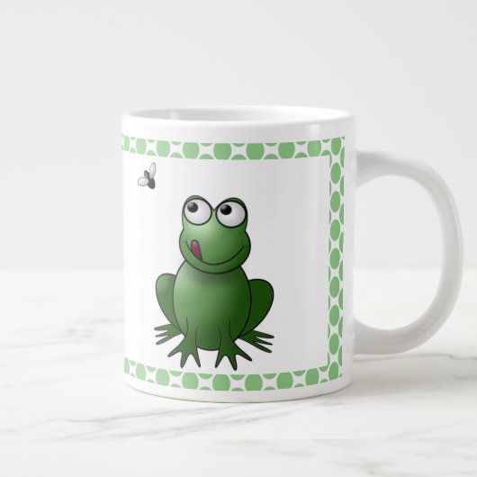 Caneca extra grande 'sapo' grote koffiekop (Rechts)