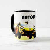 Caneca - Fanáticos por automobilismo Mok (Voorkant links)