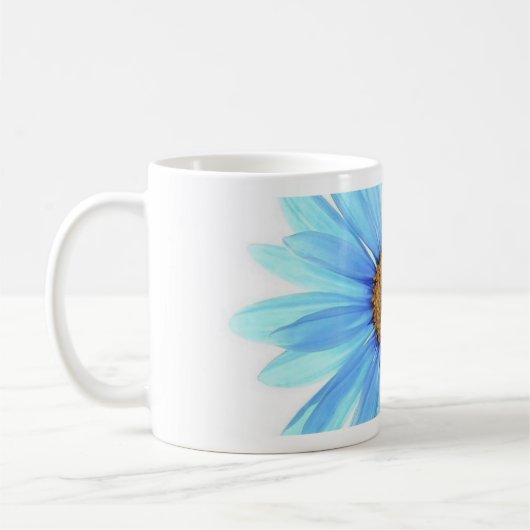 caneca flor azul koffiemok (Links)