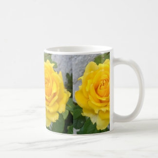 Caneca Flor Rosa Amarela Koffiemok