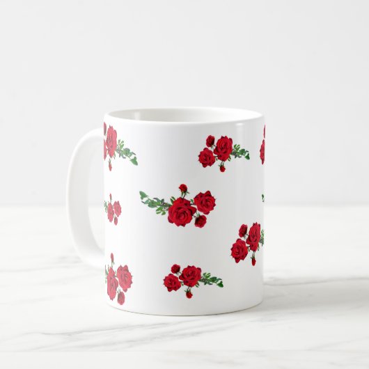 Caneca Florida Rosas Koffiemok (Voorkant links)