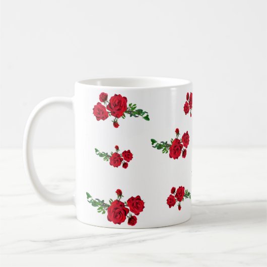 Caneca Florida Rosas Koffiemok (Links)