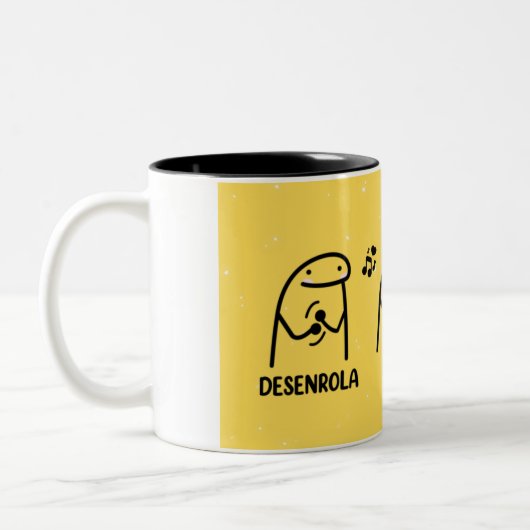 Caneca Flork Tweekleurige Koffiemok (Links)