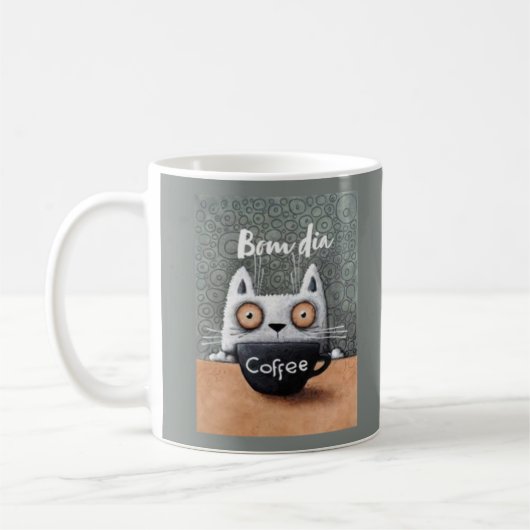 caneca gato bom koffiemok (Links)