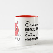 Caneca Gato Vermelho By PA Tweekleurige Koffiemok (Center)
