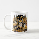 Caneca Gatos Hogwarts Koffiemok (Links)