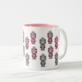 Caneca Gloomy Bear Tweekleurige Koffiemok (Voorkant rechts)