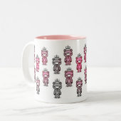 Caneca Gloomy Bear Tweekleurige Koffiemok (Voorkant links)
