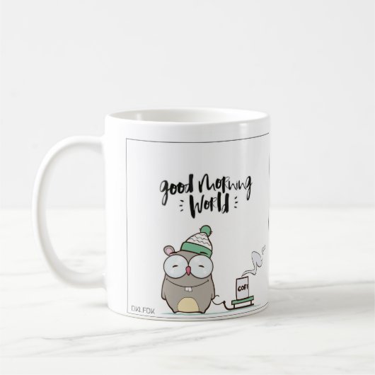 Caneca Good Morning World - DKLFDK Koffiemok (Links)