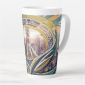 Caneca grande para café latte latte mok (Rechterhoek)