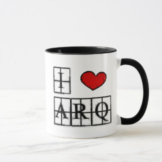 Caneca I love ARQ Mok