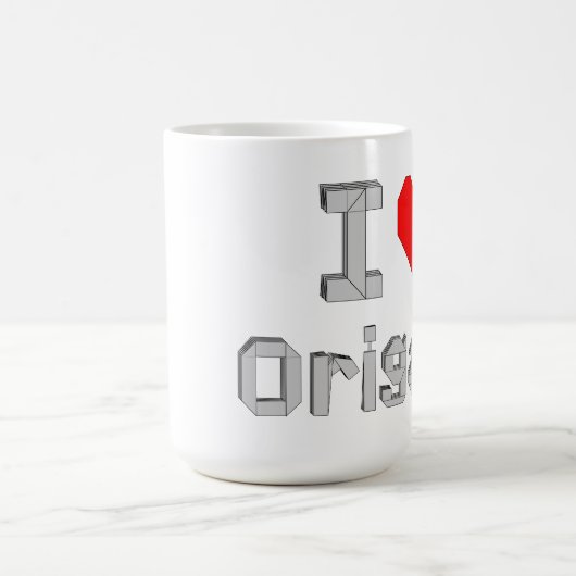 Caneca "I Love Origami" Koffiemok (Center)