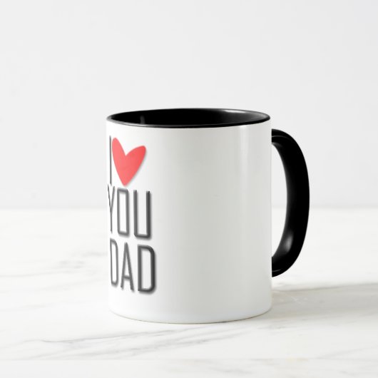 Caneca - I love you dad Mok (Voorkant rechts)