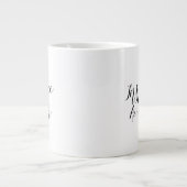 Caneca inspiradora de amor grote koffiekop (Voorkant)