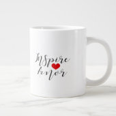 Caneca inspiradora de amor grote koffiekop (Rechts)