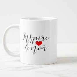Caneca inspiradora de amor grote koffiekop