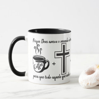 Caneca Jesus + Versículo João 3:16 Mok