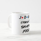 Caneca Joey Doesn't Share Food Koffiemok (Voorkant links)