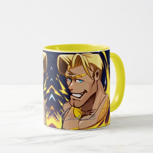 Caneca John Radi Rockwell® The Radical Boy® Mok (Voorkant rechts)