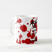 Caneca Keep Calm And Kill Zombies Koffiemok (Voorkant links)