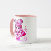 caneca kpop garota cantora desenho  mok (Voorkant links)