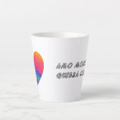 Caneca Latte (Mug) Quebra-Cabeça do Nosso Coração Mok (Voorkant)