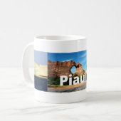 Caneca lembrança de Piauí Koffiemok (Voorkant links)