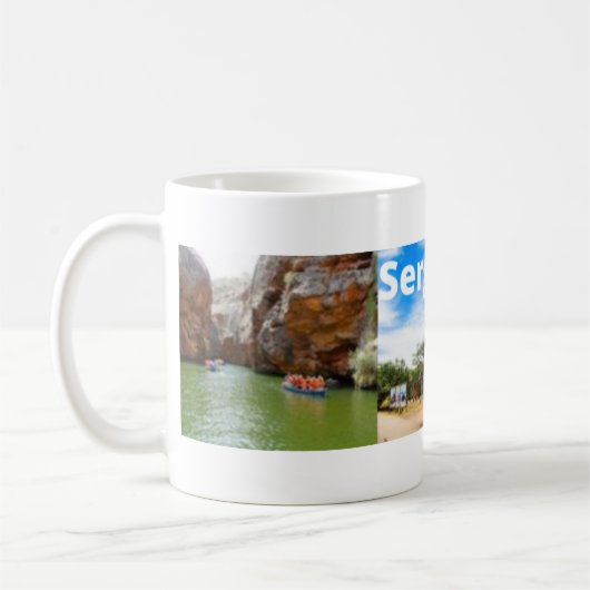 Caneca lembrança de Sergipe Brasil Koffiemok (Links)