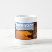 Caneca lembrança de Tocantins Brasil Koffiemok (Center)