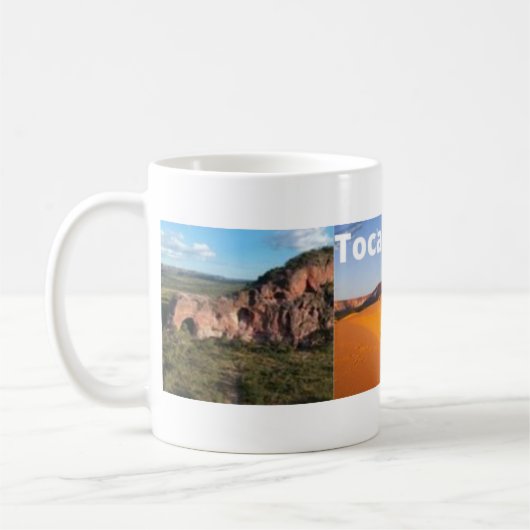Caneca lembrança de Tocantins Brasil Koffiemok (Links)