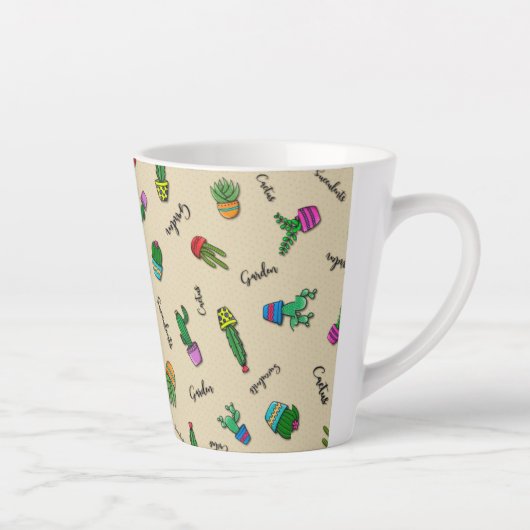 Caneca Linha Cactus Latte Mok (Rechts)