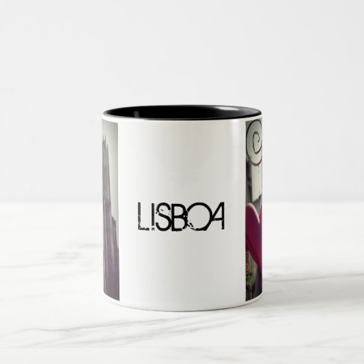 Caneca Lisboa Tweekleurige Koffiemok (Center)